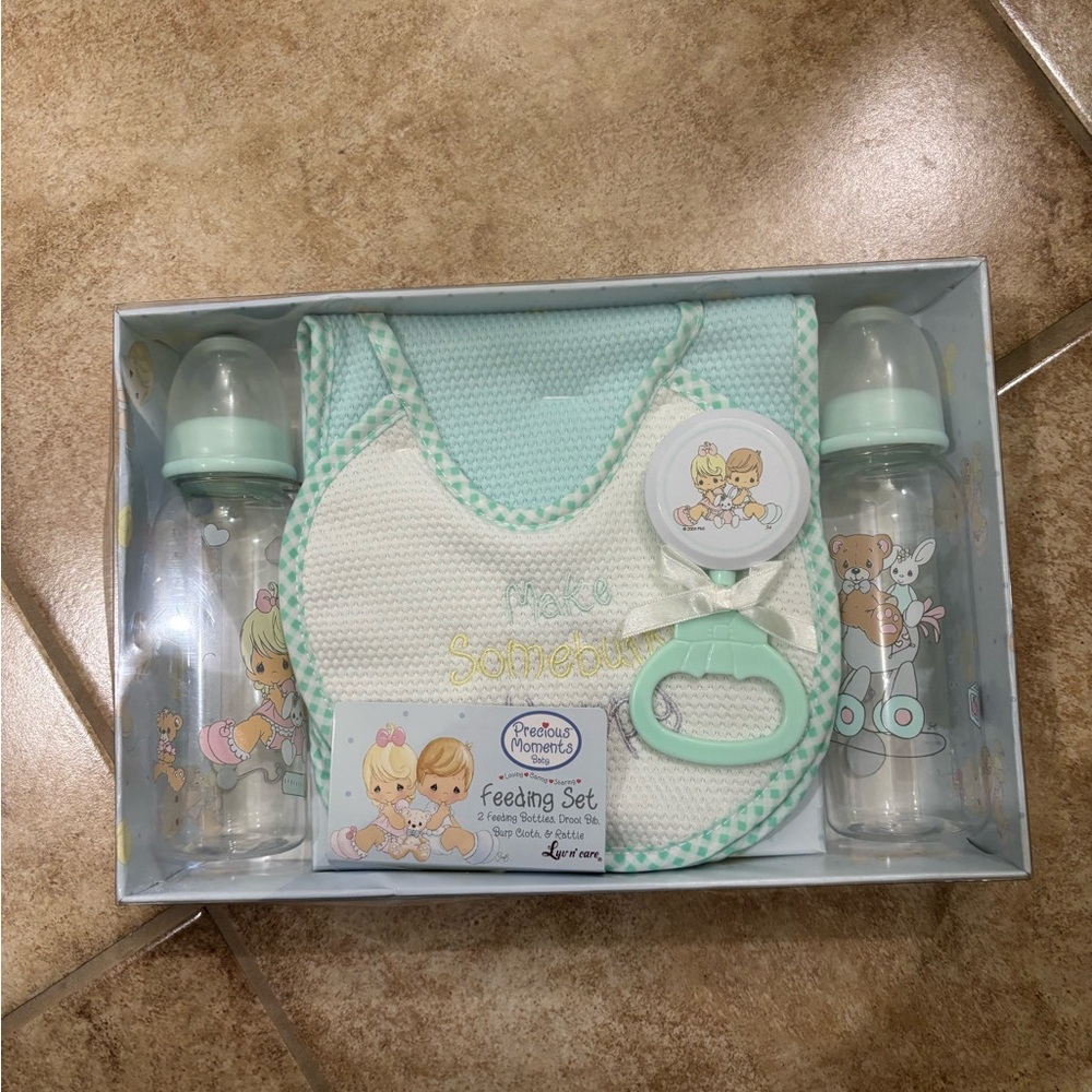 Precious Moments Baby Feeding Set - Mint Green